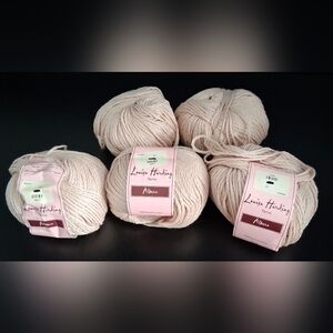 NWT Lot Of 5 Louisa Harding Albero Blush Pink Cotton/Lempur Viscose Knit Yarn